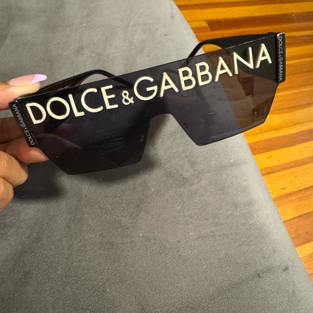 Dolce & Gabbana Black Oversized Sunglasses